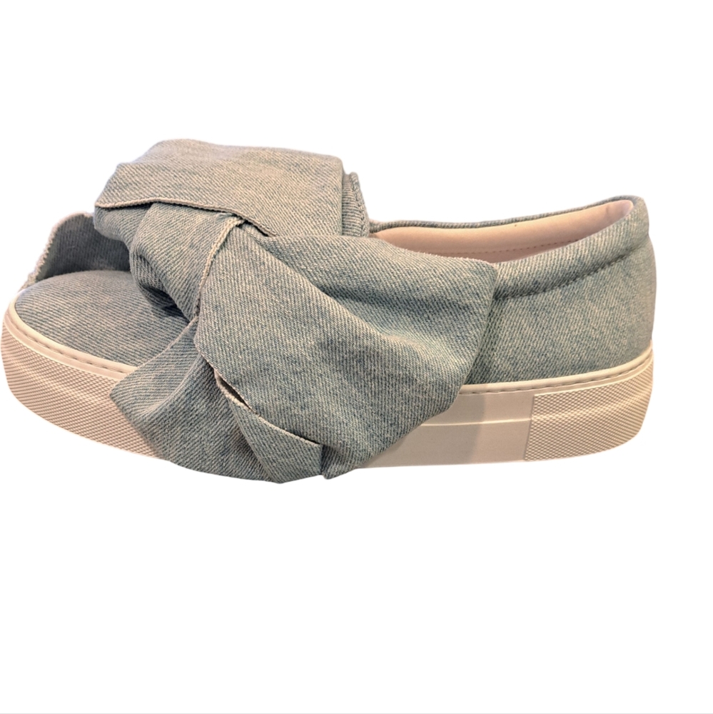 NIB Joshua's Denim Bow Shoes